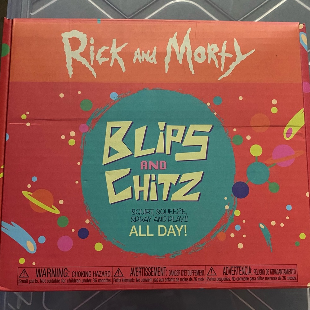 NIB Funko Rick Morty Blips Chitz Mystery Box